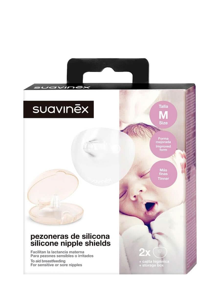 Suavinex 3304105 - Brustwarzenschutz 2Er Pack/Transparent tilbehør Mad og amning Bebe Naty Shop