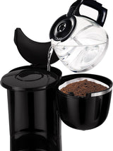 Tefal CM3408 Mini kaffemaskine i glas (600 W, 6 kopper) sort/rustfrit stål, CM340811
