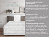 Traumnacht Green basissengesæt bestående af dyne til hele året, 135 X 200 cm + pude 80 X 80 cm, Øko-Tex certificeret, produceret efter den tyske kvalitetsstandard Dyner og dyner Naty Shop