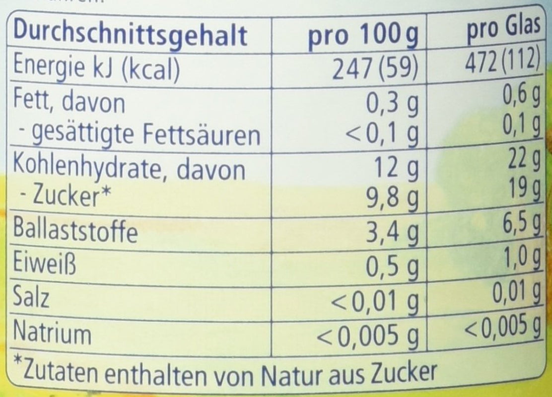 Økologisk pære med blåbær, efter 4 måneder, 190g