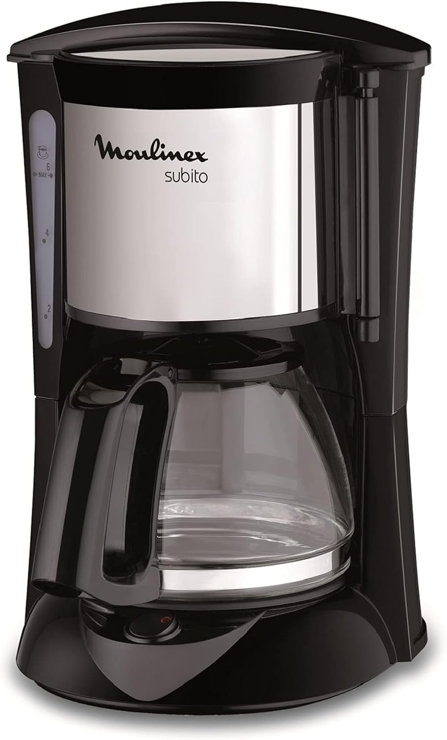 FG150813 Subito kaffemaskine, 6 kopper, Sort/rustfrit stål