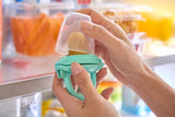 Munchkin Baby Silikone Mad Dispenser | Ideel til på farten – silikoneposer til frosne fødevarer | Selvfodrende maddispenser | Fravænningsfoder | BPA fri | Fra 4 måneder+ | Pakke med 2 | Blå og Grøn