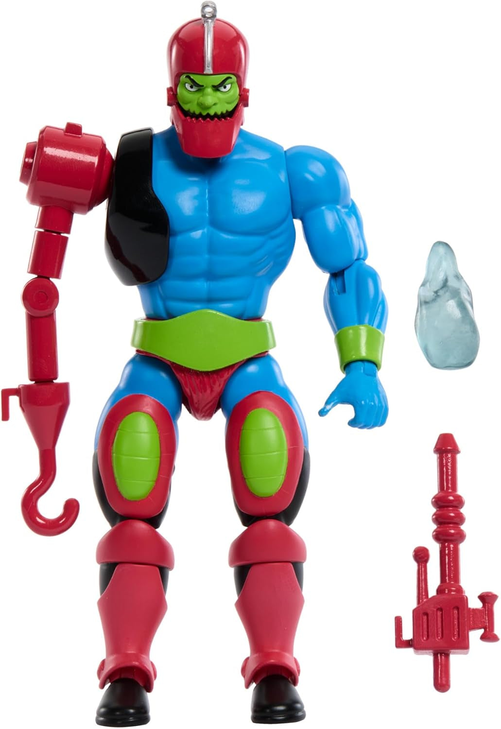 Masters of the Universe Origins Action Figur Trap Jaw Samlefigur, ca. 14 cm stort populært MOTU-skurkelegetøj med 16 bevægelige led og tilbehør, HYD41, [Multicolor] Actionfigurer Naty Shop Standardtitel