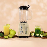 Cecotec Standmixer Retro Power Sort Titanium Retrogrøn. 1200W Maximale Leistung, 2 Geschwindigkeiten, 4-Klingen-Messer Mit Schwarzer Titanbeschichtung og 1,5L Krug, Vintage-Design i Grün Kitchen Naty Shop