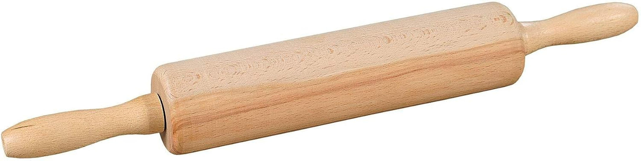 KESPER | Bøgetræstråd - FSC® certificeret | Rullepind med metalspindel og glideleje | Samlet længde: 44 cm - Ø 6,3 cm | 25 cm rulle | 69374