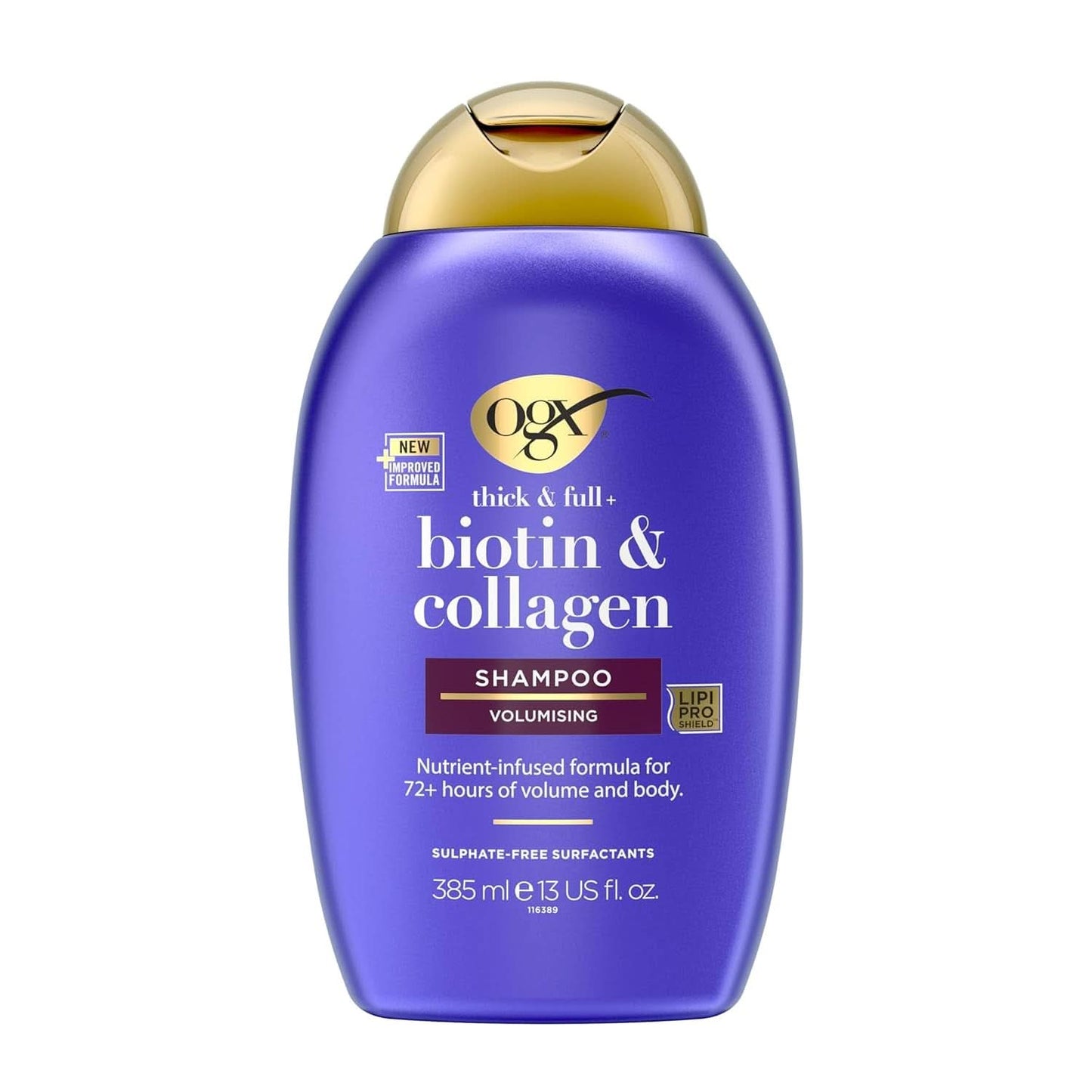 OGX Biotin og kollagen shampoo, 385 ml Brusebad og bad Naty Shop