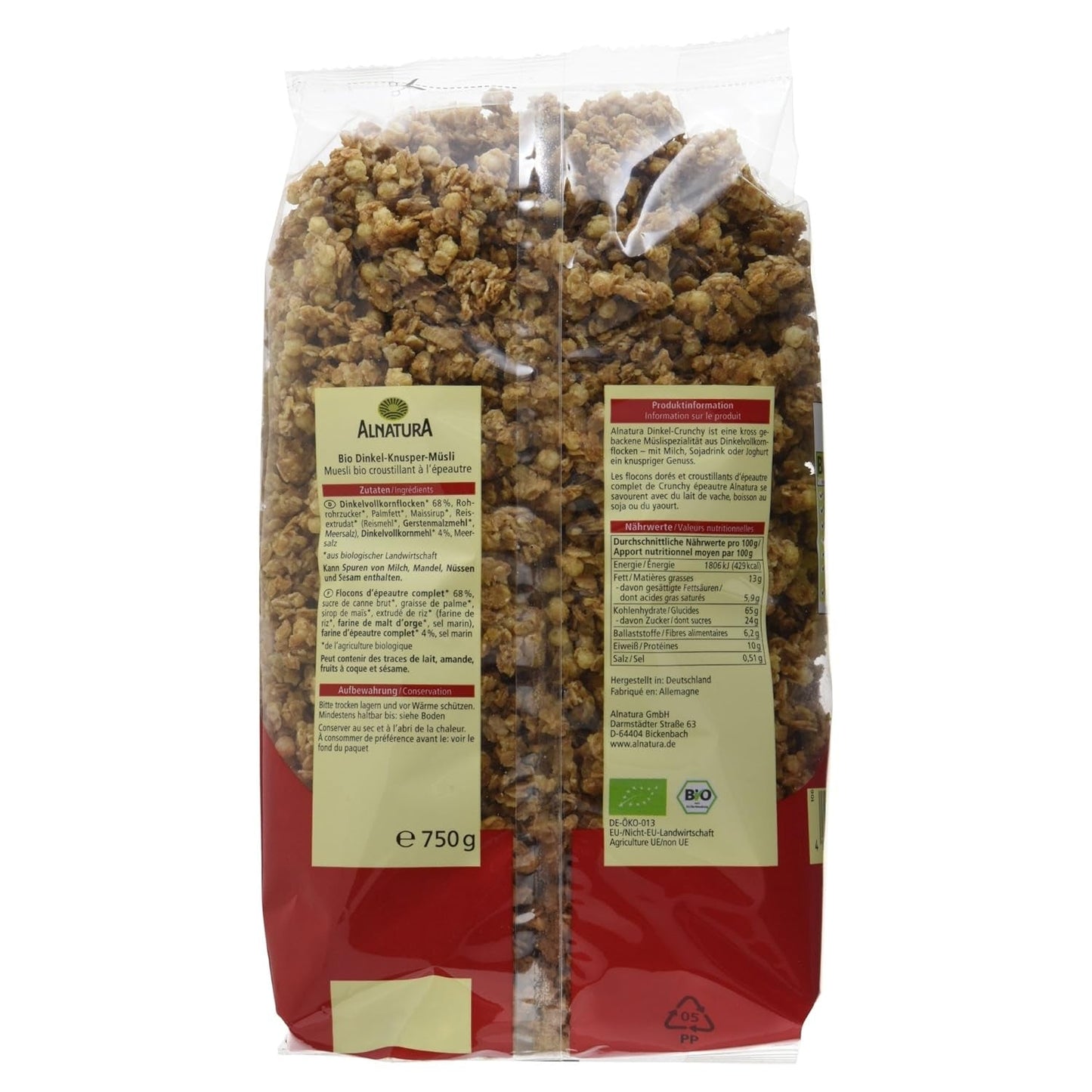 Økologisk sprød byg 3-pak (3 x 750 g)