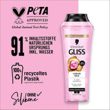 Gliss Shampoo Liquid Silk (250 ml), til skrøbeligt og kedeligt hår Brusebad og bad Naty Shop