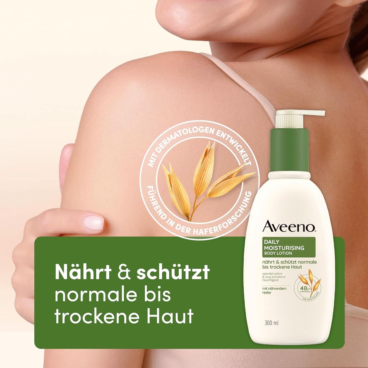 Aveeno Daily Moisturizing Body Lotion, 300 ml Cosmetics and Beauty Naty Shop