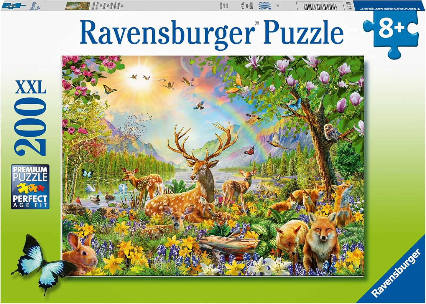 Ravensburger puslespil til børn - 13352 yndefuld hjortefamilie - 200 brikker puslespil for 8 år og ældre Naty Shop standardtitel