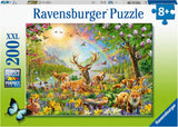 Ravensburger puslespil til børn - 13352 yndefuld hjortefamilie - 200 brikker puslespil for 8 år og ældre Naty Shop standardtitel