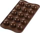 Silikomart 199384, 3D-form til chokoladeflamme køkken Naty Shop Tartufino