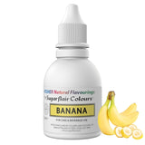 Sugarflair Kosher Banana Natural Food Flavour Intense smagsdråber til kager, muffins, frostinger, drinks, is - 100 % naturlig smag - 30ml
