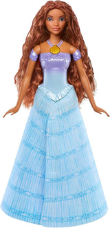 Mattel Disney Princess Ariel Doll, Inspireret af The Little Mermaid Movie, Transformation: Mermaid-Man Legetøj, Mobil, Disney-gaver, 3-årigt legetøj, HLX13 Naty Shop Dolls