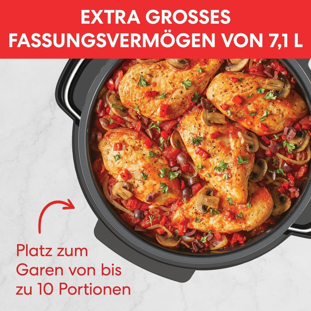 Instant Pot Superior Slow Cooker, 7,1 L Multicooker, 4 madlavningsfunktioner, 800W Slow Cooker Naty Shop