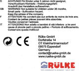Rülke trælegetøj 23112 Dukkehus, træfarver, røde Dukkehuse Naty Shop