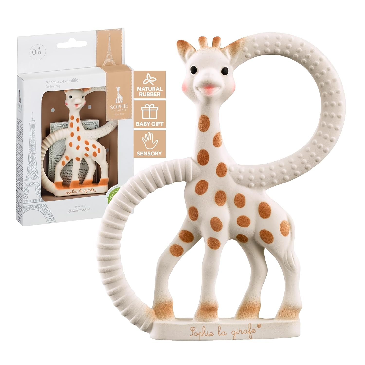 Børnelegetøj Sophie, giraffen, SOFT, 010318
