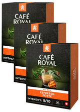 Espresso Forte 36 Kapsel for Nespresso Kaffee Maschine - 8/10 Intensitet - UTZ-certificeret Kaffeekapseln aus Aluminium (Packung med 3)