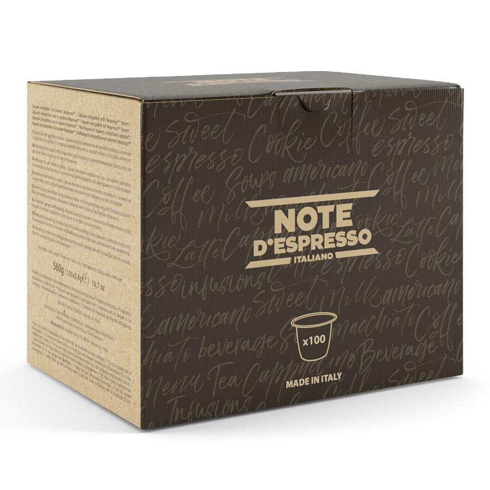 Decaffeinato kaffekapsler Nespresso-kompatible 5,6 g x 100 kapsler