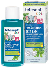 Tetesept Kids Cold Time Bath - børnebadetilsætning til den kolde årstid med 4 æteriske olier, afslapning og opvarmning, 125 ml Naty Shop
