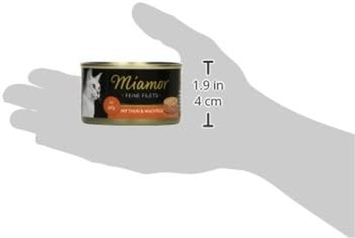 - Fine fileter i gelé | Vådfoder til voksne katte med filetstykker i gelé. Dåse fedtfattig komplementær mad uden tilsætningsstoffer | 24 x 100 g Tun og vagtelæg