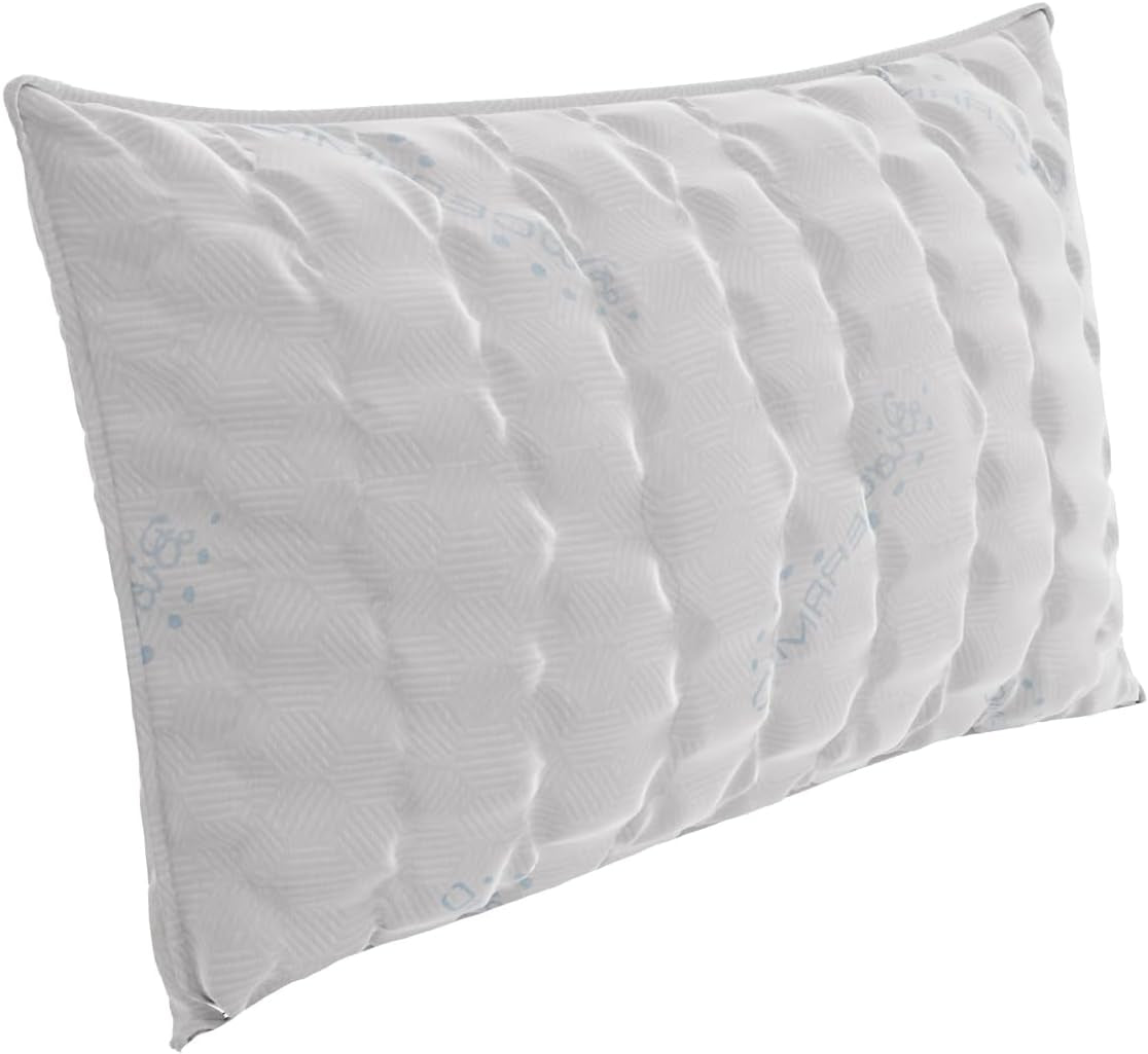 Italiensk sengetøj MB Home Italia, pude, biokeramik, lysegrå, 45 x 75 cm Naty Shop standardpuder