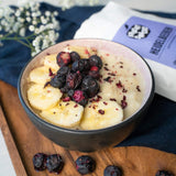 Frysetørrede blåbær: 100 g tørrede kultiverede blåbær til smoothies, müsli, grødtopping - frysetørrede bær uden tilsat sukker - NutriPur frysetørrede blåbær Dehydrerede produkter Naty Shop