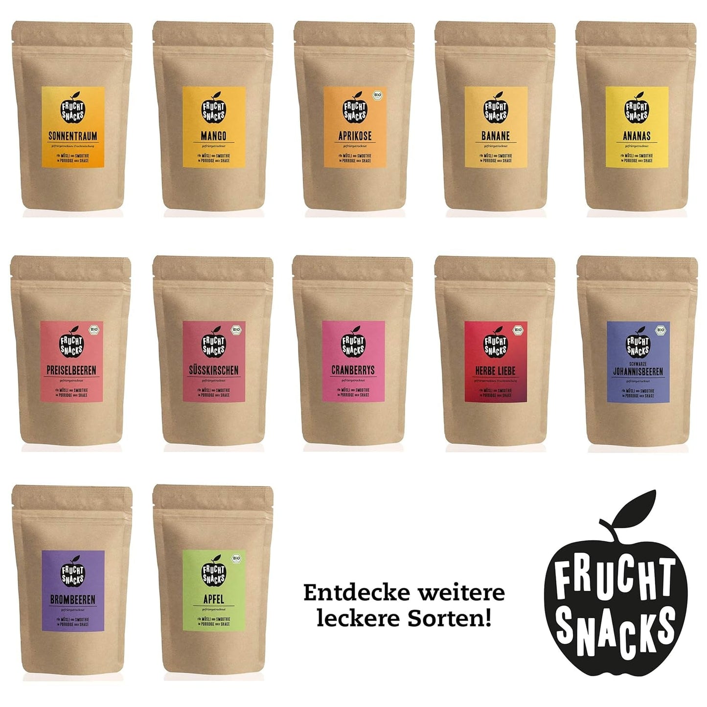 Frysetørrede blåbær: 100 g tørrede kultiverede blåbær til smoothies, müsli, grødtopping - frysetørrede bær uden tilsat sukker - NutriPur frysetørrede blåbær Dehydrerede produkter Naty Shop