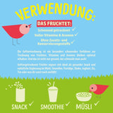 Frysetørrede blåbær: 100 g tørrede kultiverede blåbær til smoothies, müsli, grødtopping - frysetørrede bær uden tilsat sukker - NutriPur frysetørrede blåbær Dehydrerede produkter Naty Shop