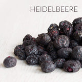 Frysetørrede blåbær: 100 g tørrede kultiverede blåbær til smoothies, müsli, grødtopping - frysetørrede bær uden tilsat sukker - NutriPur frysetørrede blåbær Dehydrerede produkter Naty Shop