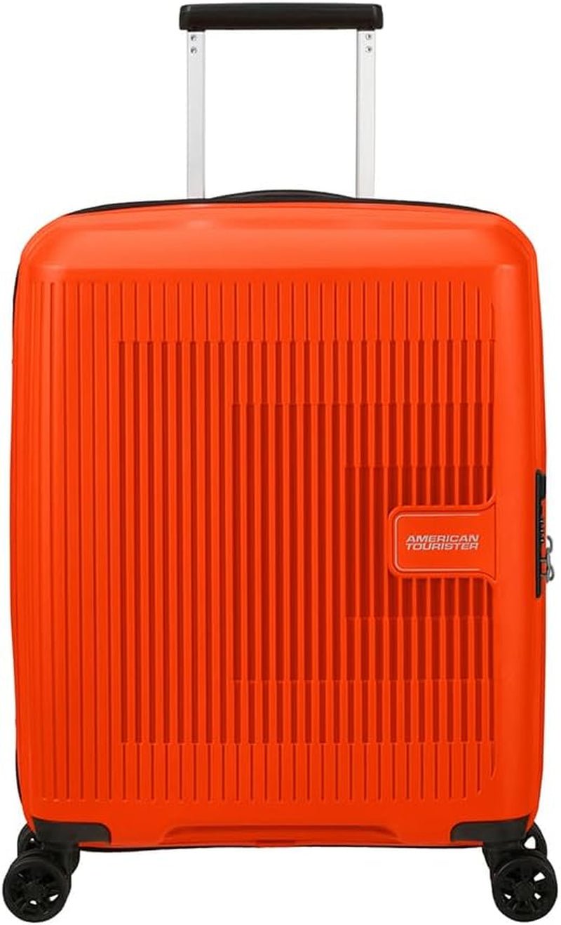 American Tourister Aerostep - Spinner L, udvidelig kuffert, 77 cm, 101,5/109 L, Orange (Bright Orange) Bagage og rejseudstyr Naty Shop Orange (Bright Orange) S (55 Cm - 36/40 L)