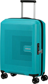 American Tourister Aerostep - Spinner L, udvidelig kuffert, 77 cm, 101,5/109 L, Orange (Bright Orange) Bagage og rejseudstyr Naty Shop Turkis (Tone Turkis) S (55 Cm - 36/40 L)