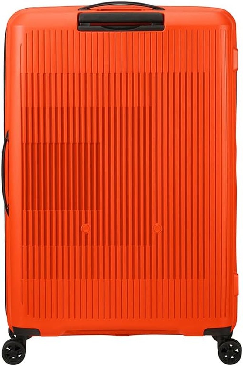 American Tourister Aerostep - Spinner L, udvidelig kuffert, 77 cm, 101,5/109 L, Orange (Bright Orange) Bagage og rejseudstyr Naty Shop
