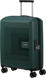 American Tourister Aerostep - Spinner L, udvidelig kuffert, 77 cm, 101,5/109 L, Orange (Bright Orange) Bagage og rejseudstyr Naty Shop Green (Mørk Skov) S (55 Cm - 36/40 L)