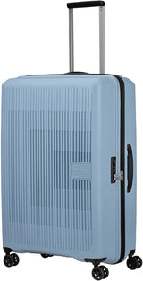 American Tourister Aerostep - Spinner L, udvidelig kuffert, 77 cm, 101,5/109 L, Orange (Bright Orange) Bagage og rejseudstyr Naty Shop Grey (Soho Grey) L (77 cm - 101,5/109 L)