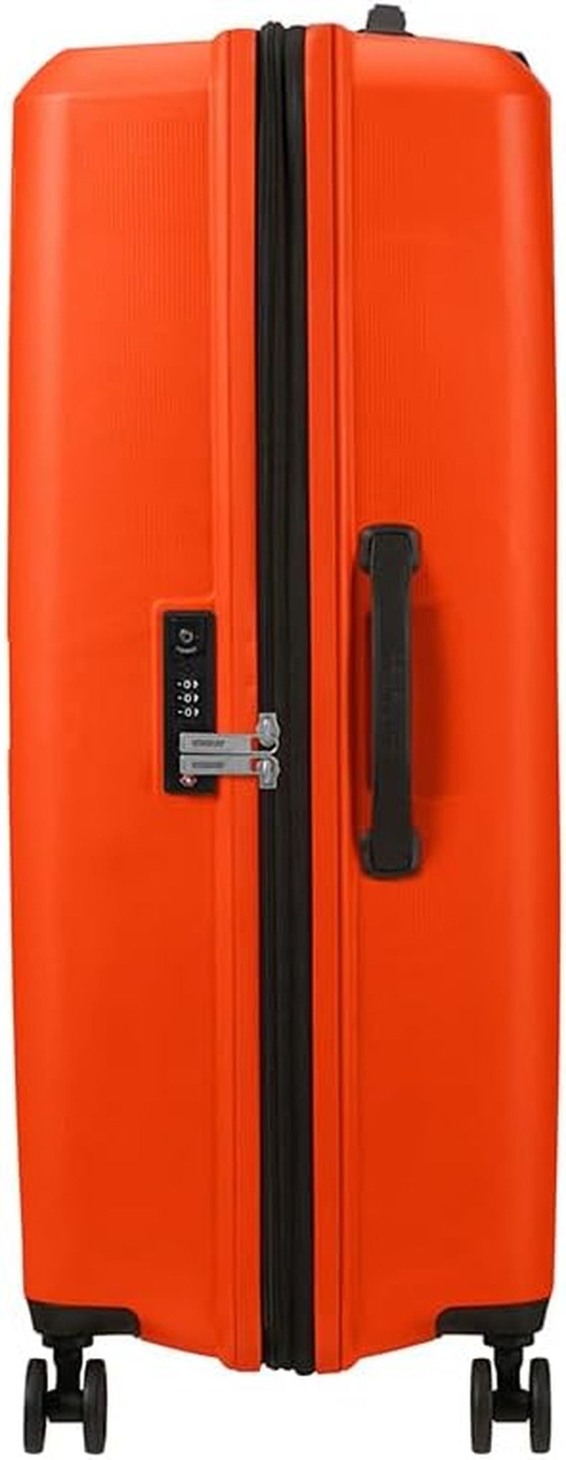 American Tourister Aerostep - Spinner L, udvidelig kuffert, 77 cm, 101,5/109 L, Orange (Bright Orange) Bagage og rejseudstyr Naty Shop
