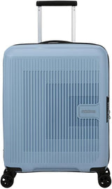 American Tourister Aerostep - Spinner L, udvidelig kuffert, 77 cm, 101,5/109 L, Orange (Bright Orange) Bagage og rejseudstyr Naty Shop Grey (Soho Grey) S (55 Cm - 36/40 L)