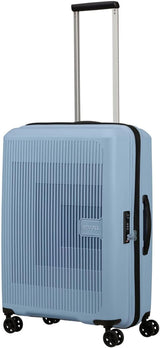 American Tourister Aerostep - Spinner L, udvidelig kuffert, 77 cm, 101,5/109 L, Orange (Bright Orange) Bagage og rejseudstyr Naty Shop Grey (Soho Grey) M (67 Cm - 66,5/72,5 L)