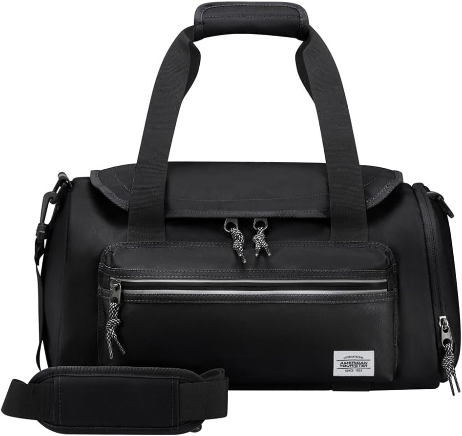 American Tourister BrightUp Zip Rejsetaske, 52 cm, 44 L, Blå (Navy), Blå (Navy), Rejsetaske 52 cm, Rejsetasker Bagage og rejseudstyr Naty Shop Sort (Sort) Ryanair Rejsetaske (40 Cm - 22 L)
