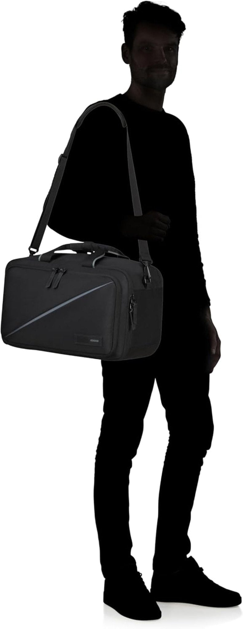 American Tourister Take2Cabin - Ryanair 3-vejs rejsetaske, 40 cm, 25 L, sort (sort) bagage og rejseudstyr Naty Shop