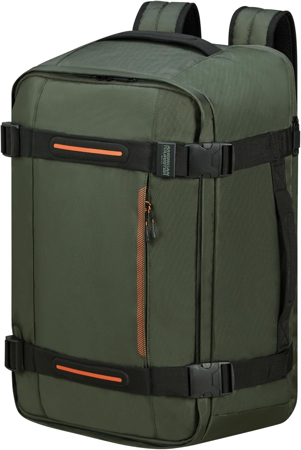 American Tourister Urban Track - Ryanair Under Seat Håndtaske 25 x 20 x 40 cm 24,5 L Asfalt Sort Bagage og rejseudstyr Naty Shop Grøn (Mørk Khaki) Rejserygsæk