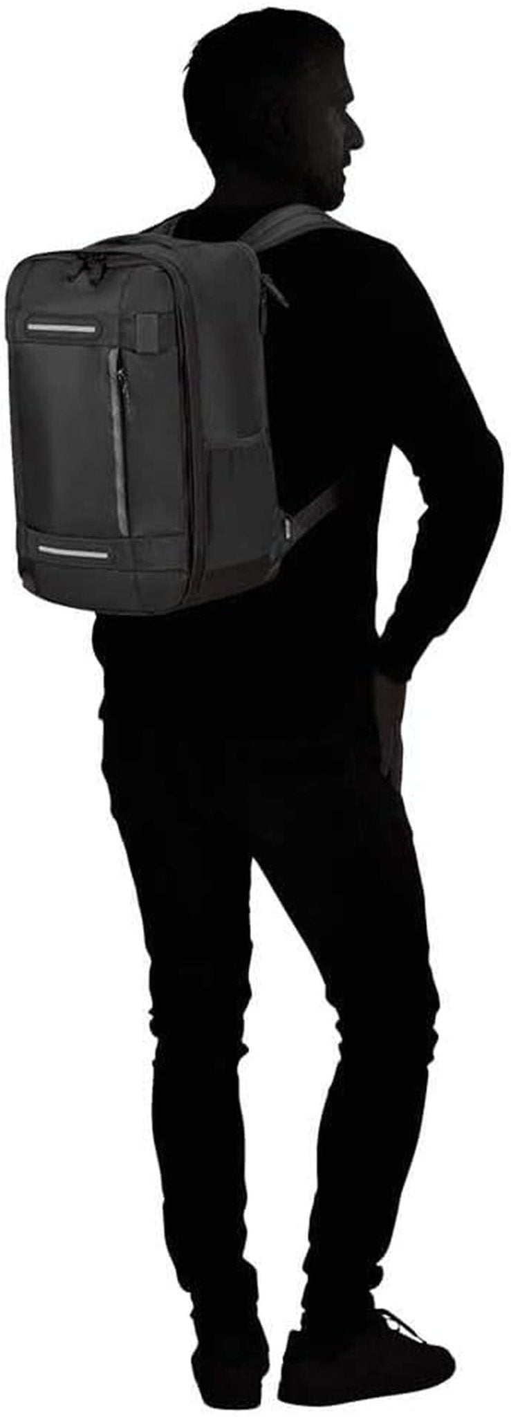 American Tourister Urban Track - Ryanair undersædet håndtaske, 25 x 20 x 40 cm, 24,5 L, sort (Asfalt Sort) Bagage og rejseudstyr Naty Shop
