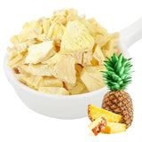 Frysetørret ananas 250g, store stykker, frysetørret frugt i skiver, usødet, frugtagtige ananasstykker, tørret ananas Dehydrerede produkter Naty Shop