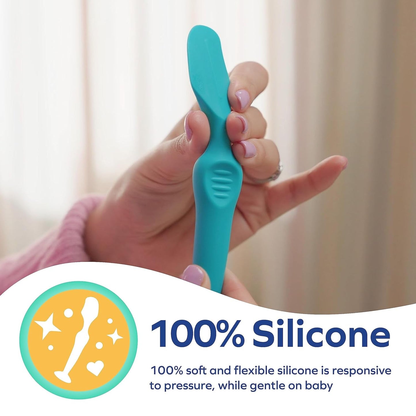 Nuby Ble Cream Applicator - Udslæt Cream Spatel | inklusive rejsetaske | egnet fra fødslen Børn - Bad og Hudpleje Naty Shop