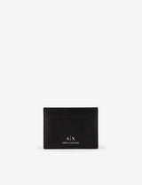 Armani Exchange Herrelogo Glat Læder Rejsetilbehør - Kortholder Cover, Sort Herrepung Naty Shop