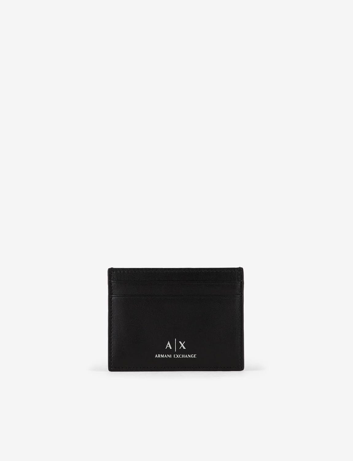 Armani Exchange Herrelogo Glat Læder Rejsetilbehør - Kortholder Cover, Sort Herrepung Naty Shop