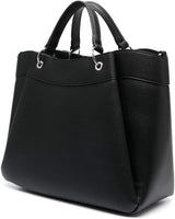 Armani Exchange Essential for Women, Wave, Sølvtrykt Logo Shopping L Dame Tasker Naty Shop