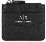 Armani Exchange Små Kvinders Snap Credit Bælte Rejsetilbehør-Konvolut Kortholder Sort Pung Dame Naty Shop Sort One Size Passer Alle