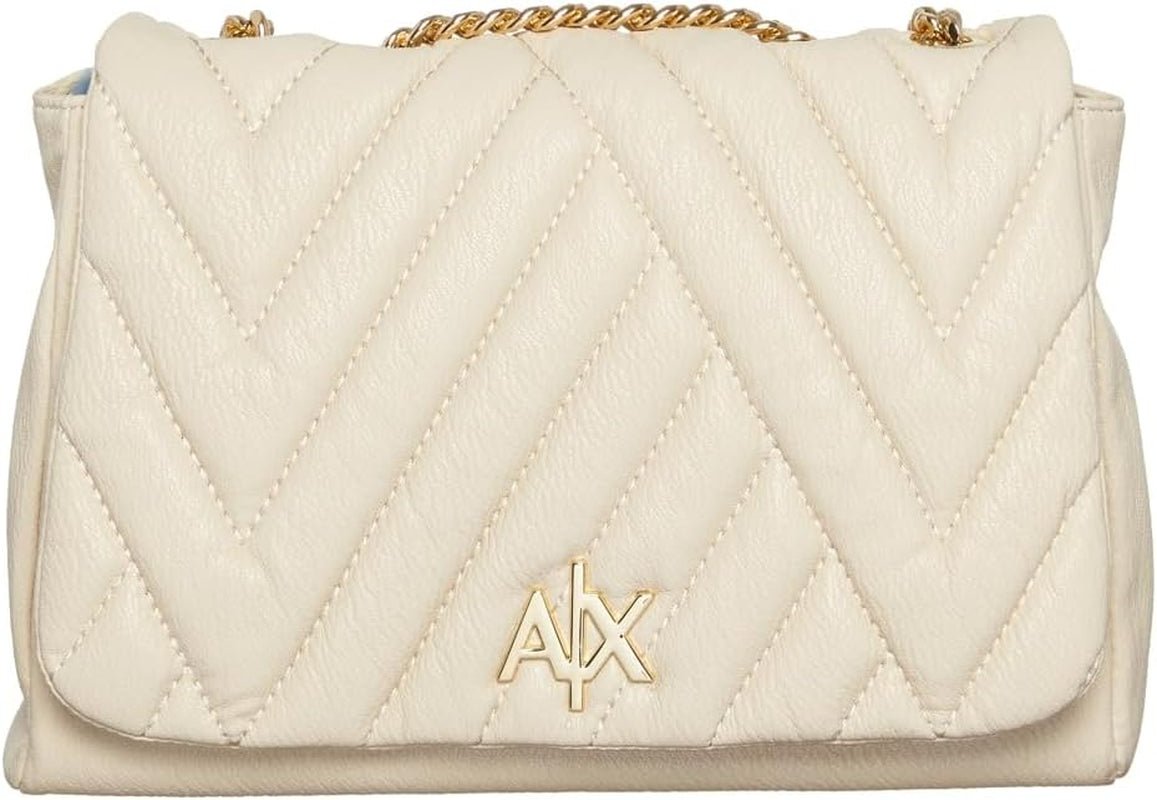 Armani Exchange Margareth Chain Skulderstropper Soft Touch Crossbody Medium Tasker Kvinder Naty Shop Støvet Jord