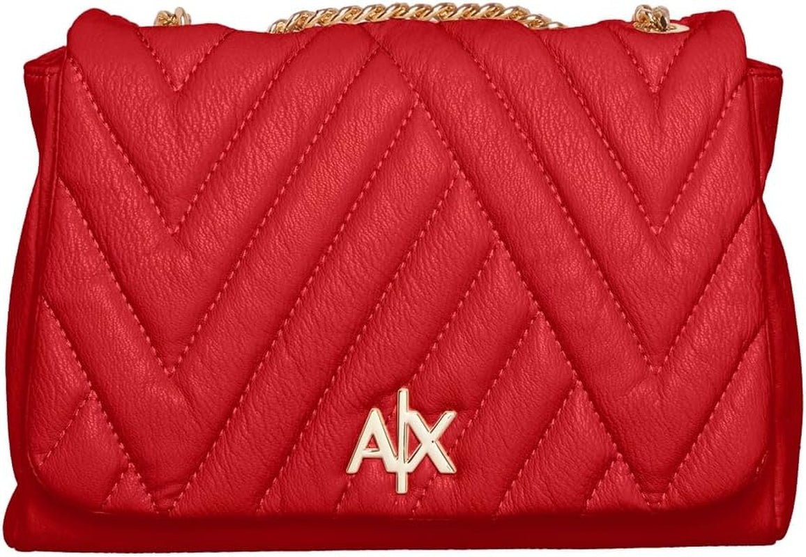 Armani Exchange Margareth Chain Skulderstropper Soft Touch Crossbody Medium Tasker Kvinder Naty Shop Curse